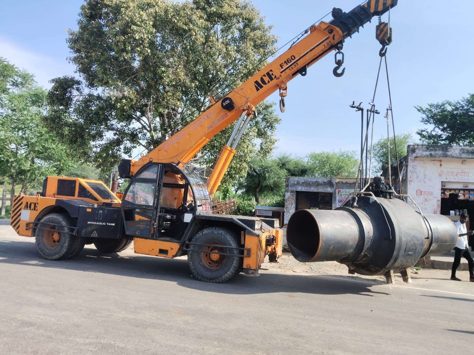 Equipment on site